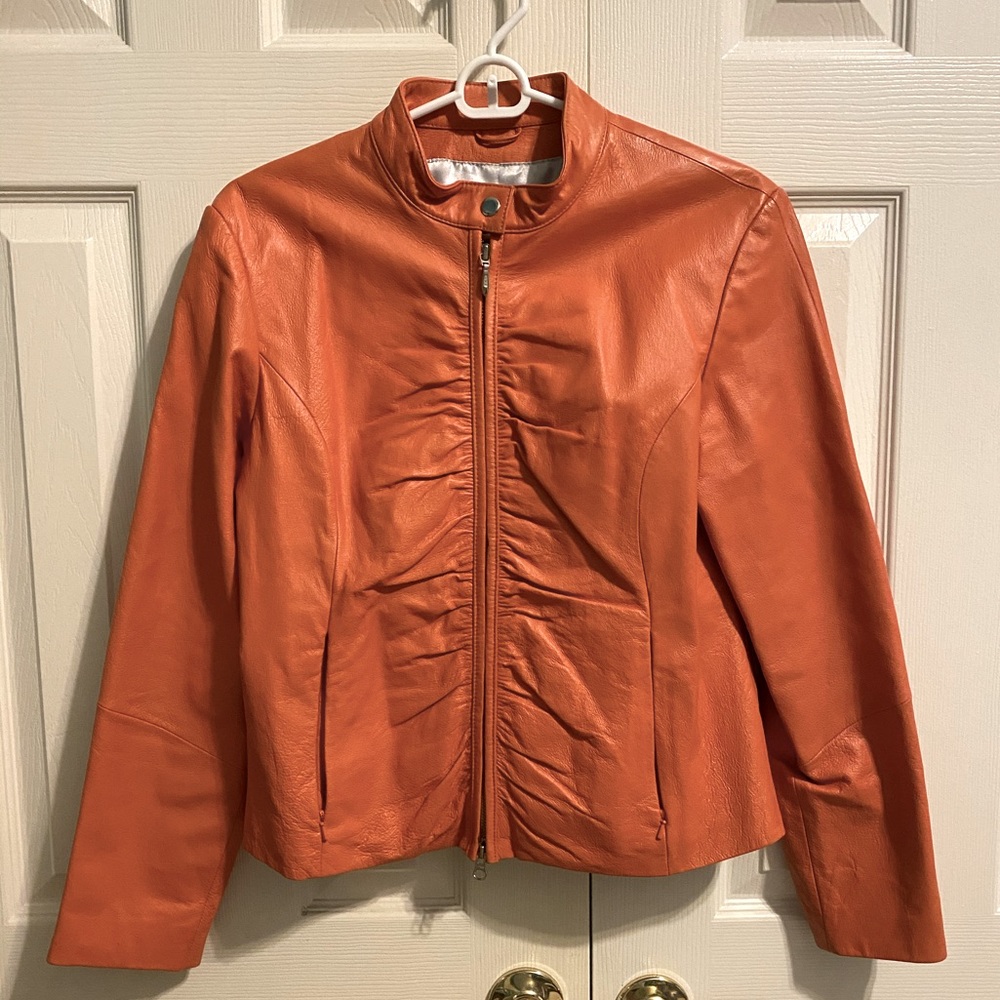 Wilsons Leather Orange Jacket